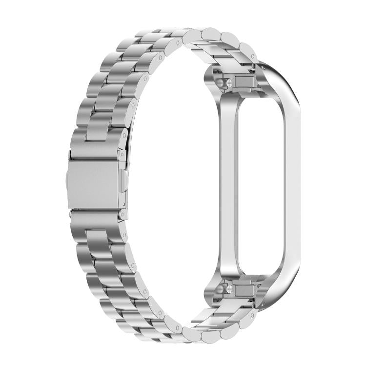 For Samsung Galaxy Fit 2 xDfind Metal Frame Integrated Three-beads Steel Watch Band