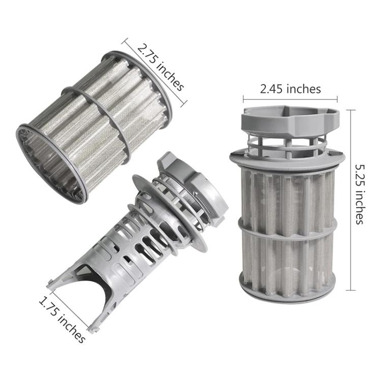 Dishwasher Filter Micro Circulation Pump 00645038 Dishwasher Filter - Grey