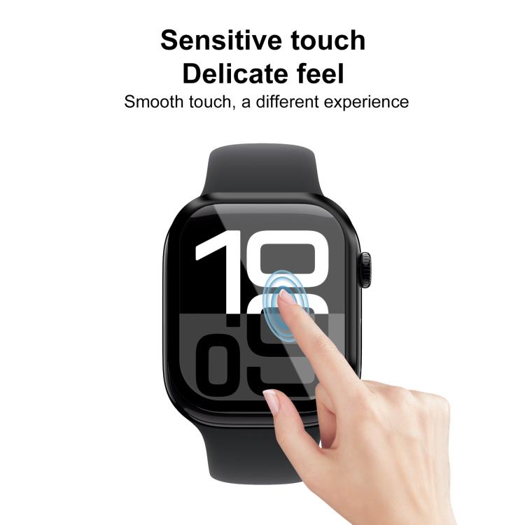 For Apple Watch Series 11 / 10 46mm 2pcs xDfind Curved 3D Composite Material Soft Film Screen Protector