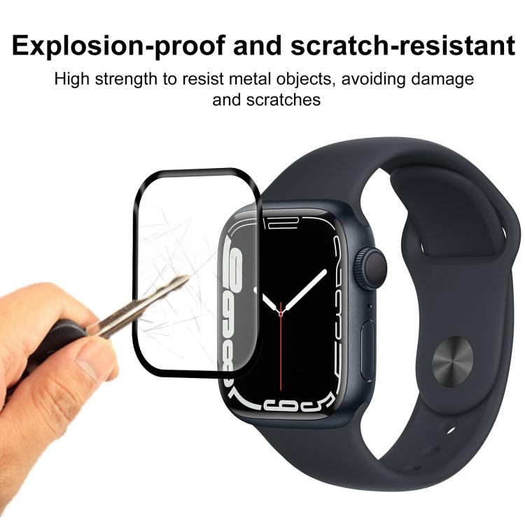 For Apple Watch Series 9 / 8 / 7 45mm 2pcs xDfind Curved 3D Composite Material Soft Film Screen Protector