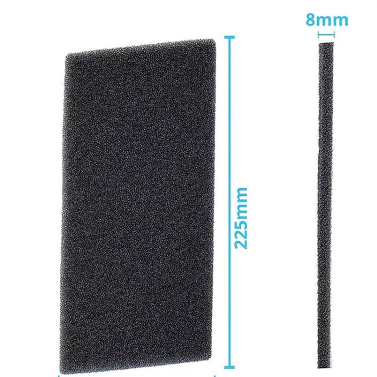 4pcs Dryer Filter Sponge Filter For Bauknecht Whirlpool HX 481010354757 - Black