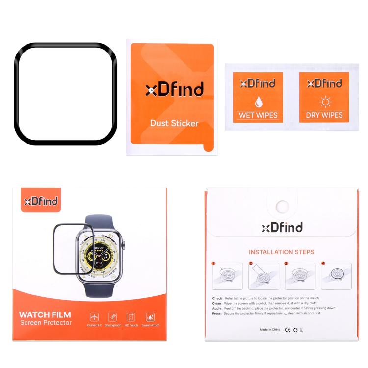 For Fitbit Versa 2pcs xDfind Curved 3D Composite Material Soft Film Screen Protector