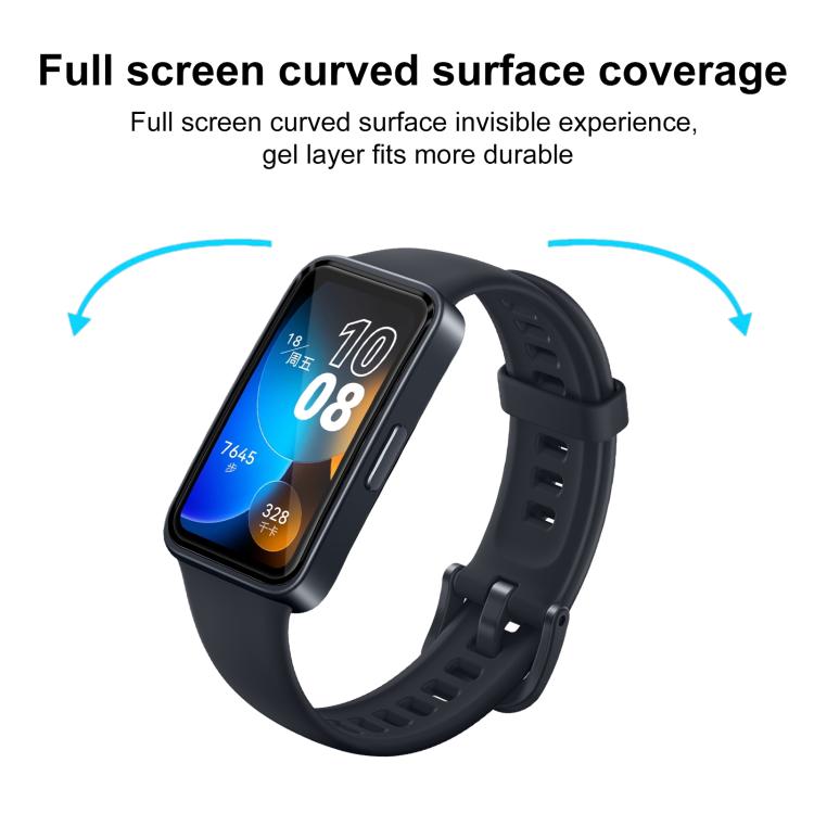 For Huawei Band 8 NFC 2pcs xDfind Curved 3D Composite Material Soft Film Screen Protector