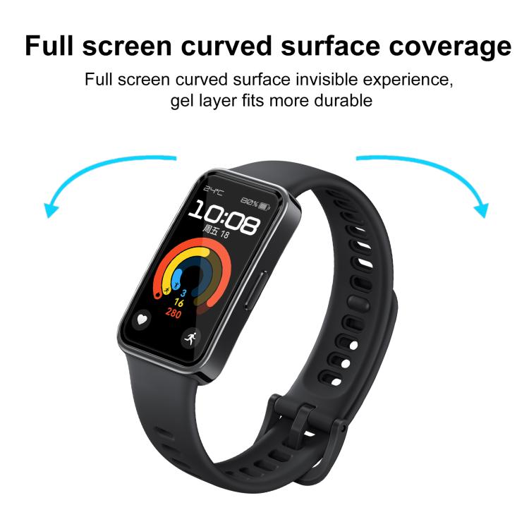 For Huawei Band 9 2pcs xDfind Curved 3D Composite Material Soft Film Screen Protector