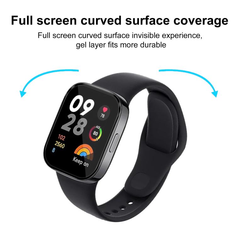 For Xiaomi Redmi Watch 3 Lite 2pcs xDfind Curved 3D Composite Material Soft Film Screen Protector