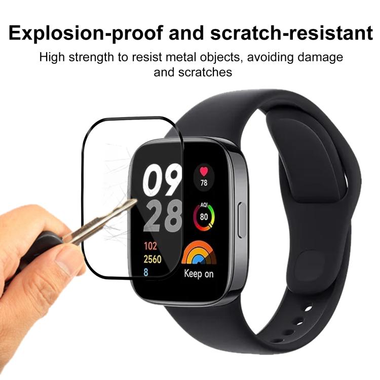 For Xiaomi Redmi Watch 3 Lite 2pcs xDfind Curved 3D Composite Material Soft Film Screen Protector