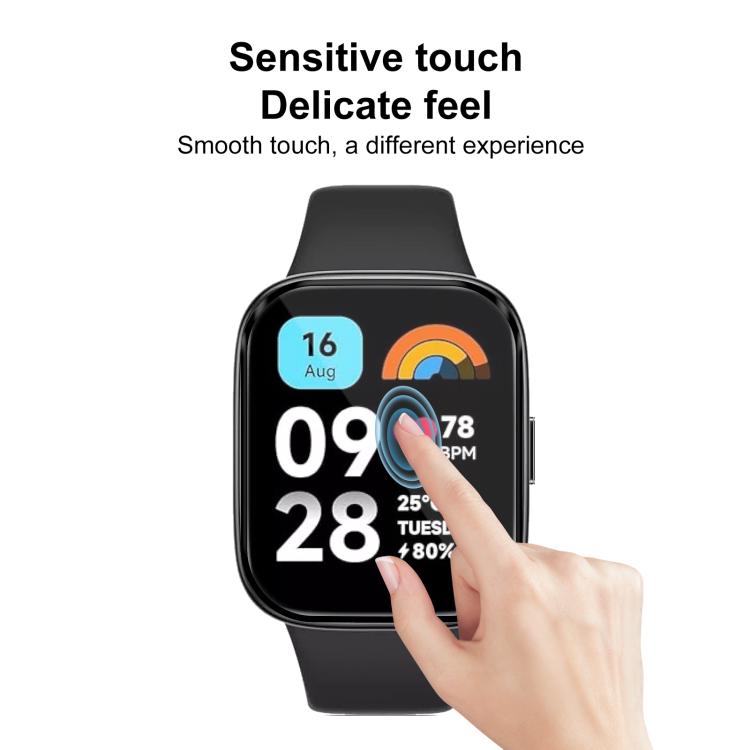 For Xiaomi Redmi Watch 3 Lite 2pcs xDfind Curved 3D Composite Material Soft Film Screen Protector