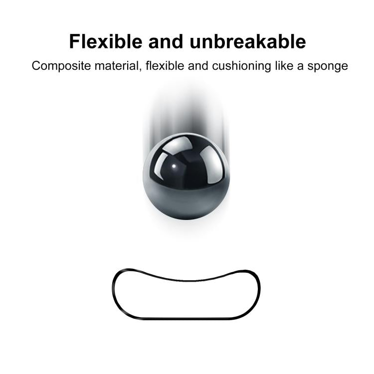 For Xiaomi Mi Band 8 2pcs xDfind Curved 3D Composite Material Soft Film Screen Protector