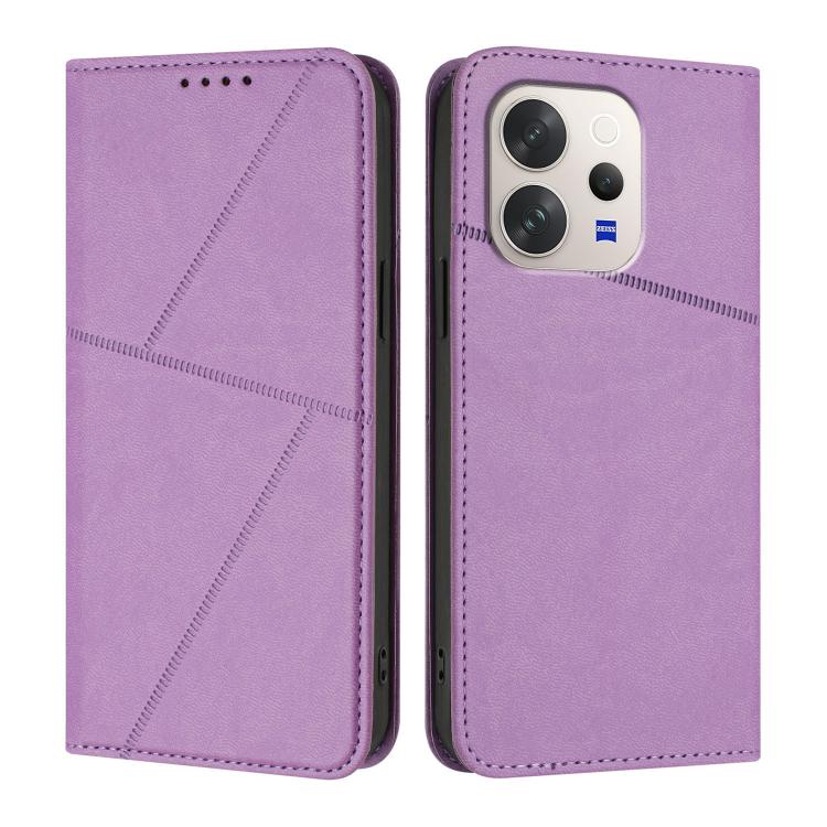For vivo V70 5G Strong Magnetic Frosted Flip Leather Phone Case