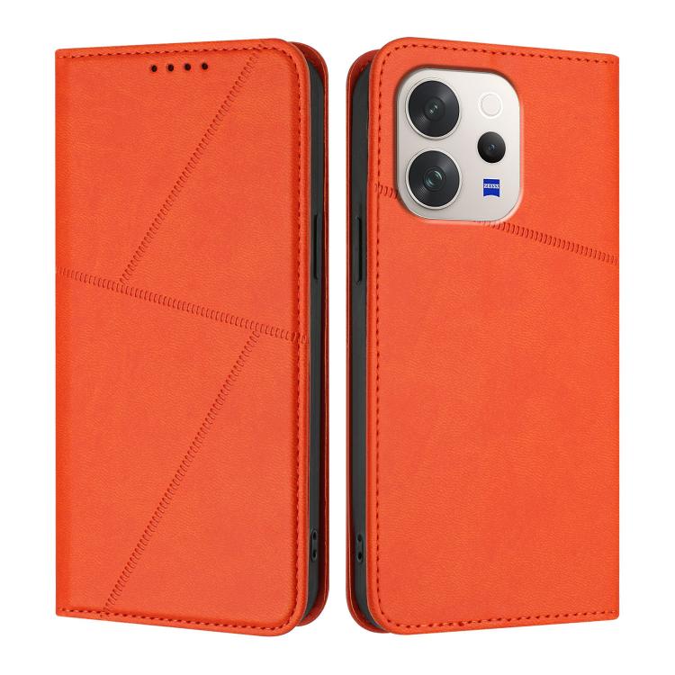 For vivo V70 5G Strong Magnetic Frosted Flip Leather Phone Case
