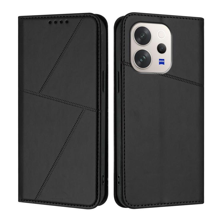 For vivo V70 5G Strong Magnetic Frosted Flip Leather Phone Case