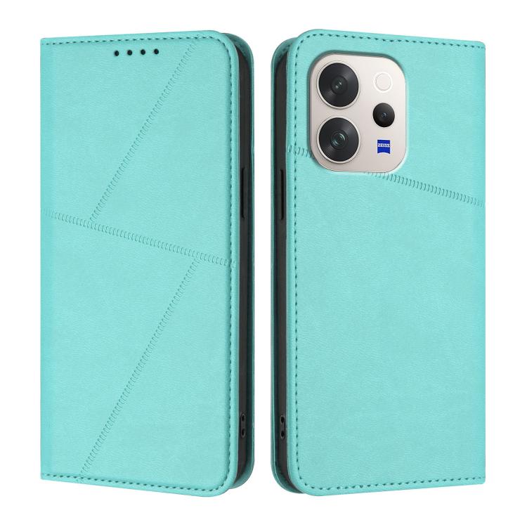 For vivo V70 5G Strong Magnetic Frosted Flip Leather Phone Case