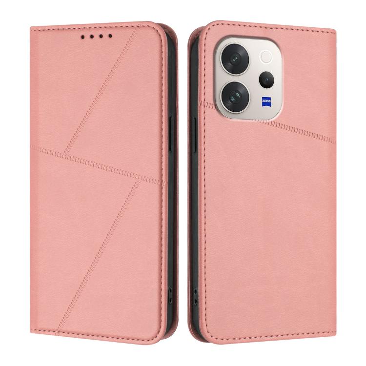 For vivo V70 5G Strong Magnetic Frosted Flip Leather Phone Case