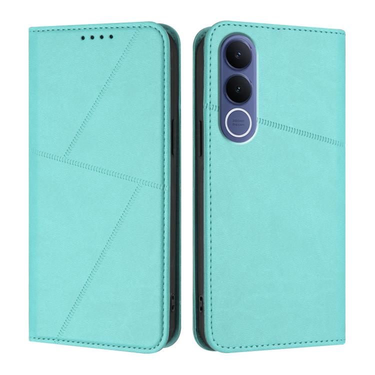For vivo V70 FE 5G Strong Magnetic Frosted Flip Leather Phone Case