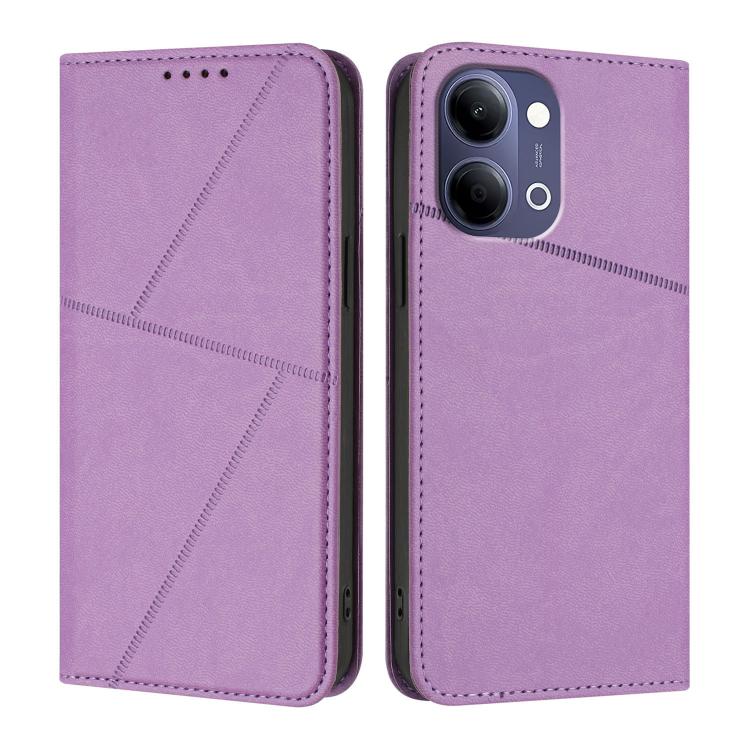 For vivo Y21 5G 2026 / Y05 4G Strong Magnetic Frosted Flip Leather Phone Case