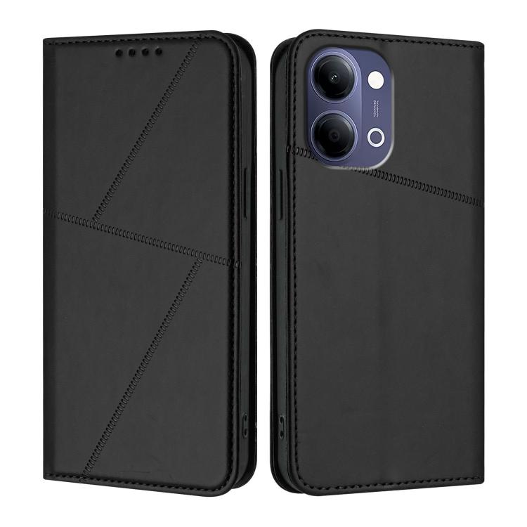 For vivo Y21 5G 2026 / Y05 4G Strong Magnetic Frosted Flip Leather Phone Case