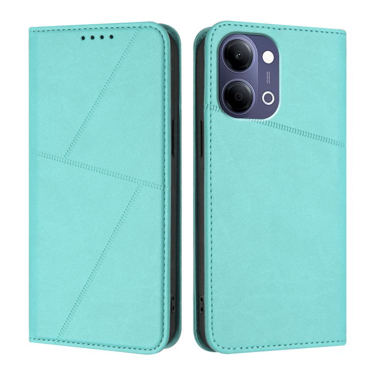 For vivo Y21 5G 2026 / Y05 4G Strong Magnetic Frosted Flip Leather Phone Case