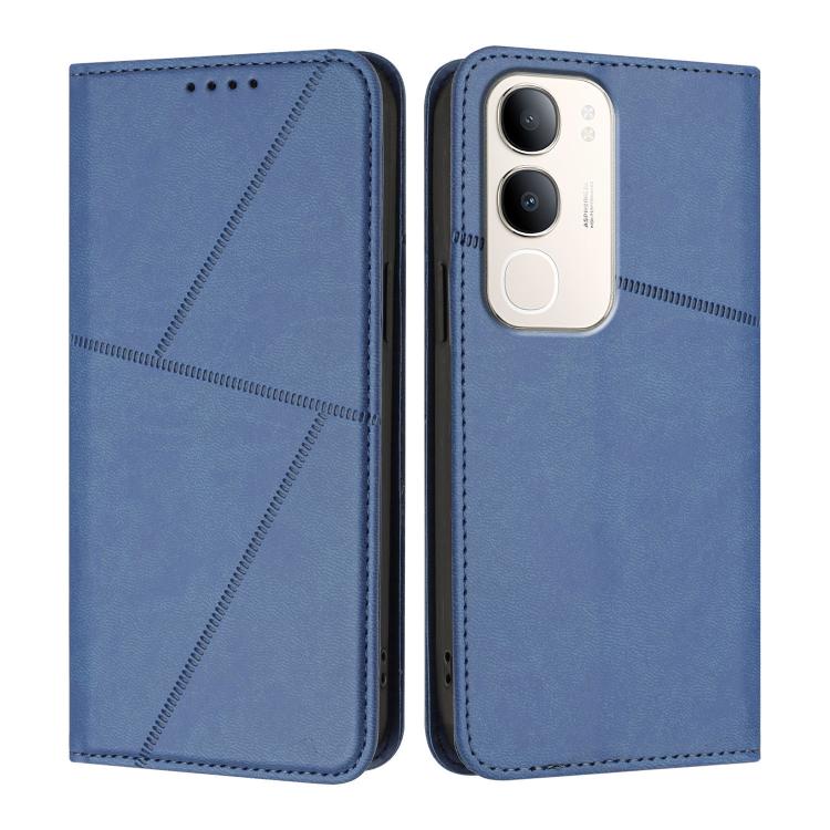 For vivo Y37t 5G / Y50e / Y50s 5G Strong Magnetic Frosted Flip Leather Phone Case