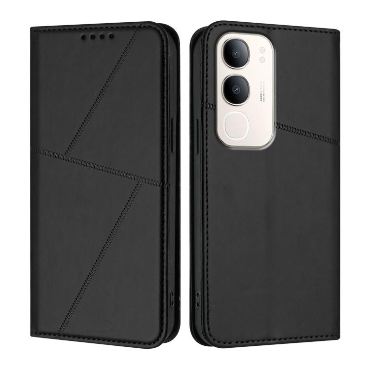 For vivo Y37t 5G / Y50e / Y50s 5G Strong Magnetic Frosted Flip Leather Phone Case