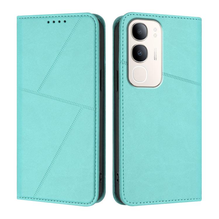 For vivo Y37t 5G / Y50e / Y50s 5G Strong Magnetic Frosted Flip Leather Phone Case