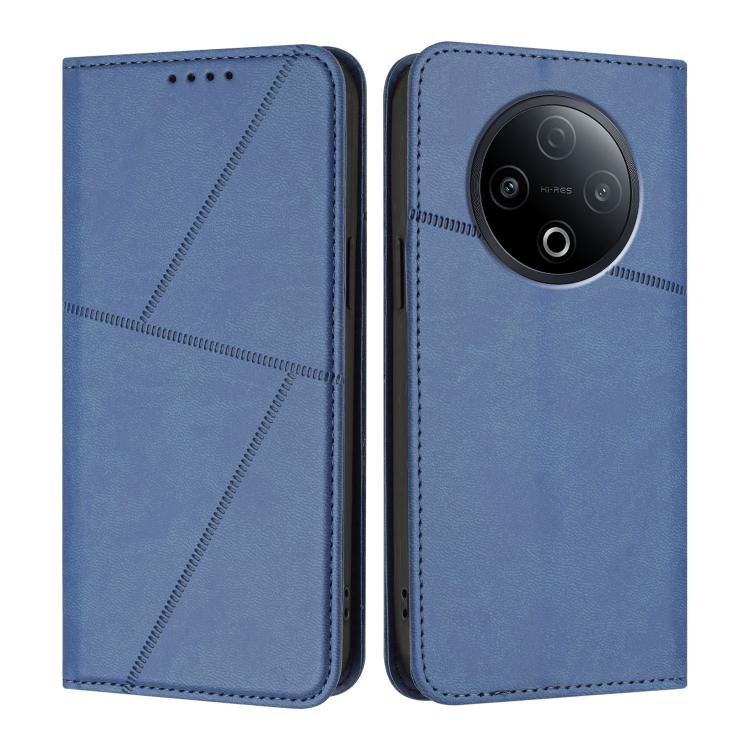 For vivo Y500 5G Strong Magnetic Frosted Flip Leather Phone Case