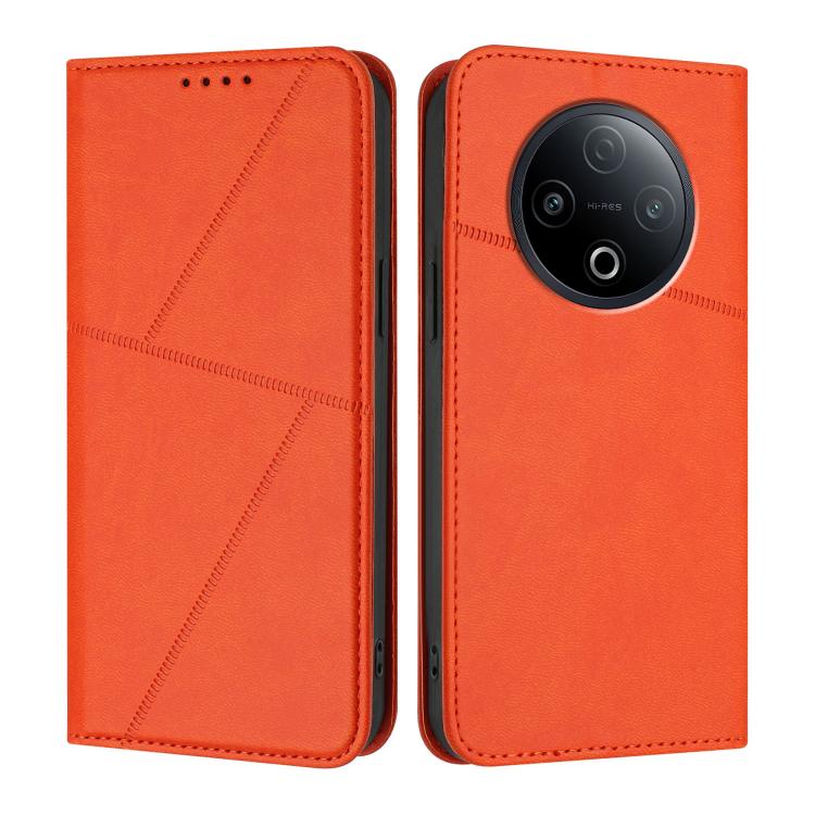 For vivo Y500 5G Strong Magnetic Frosted Flip Leather Phone Case