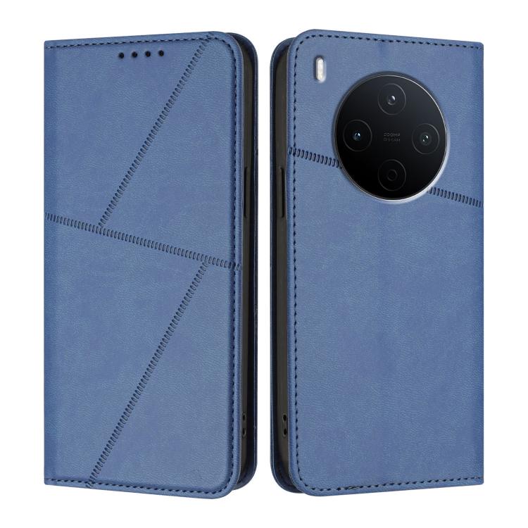 For vivo Y500 Pro 5G Strong Magnetic Frosted Flip Leather Phone Case