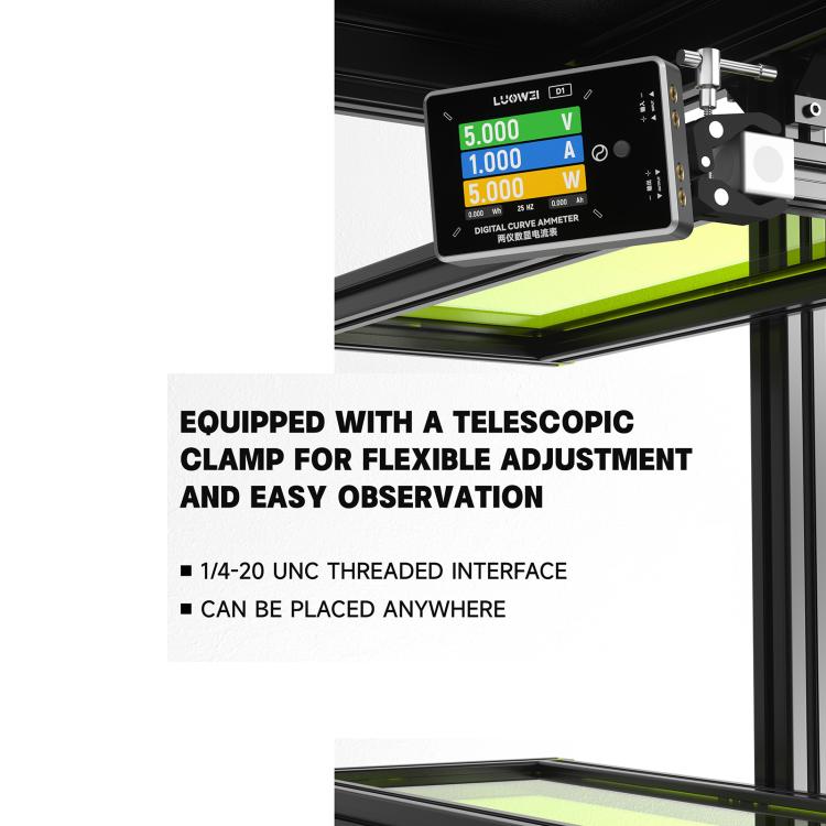 LUOWEI LW-D1 Isolated Power Supply Design Digital Curve Ammeter
