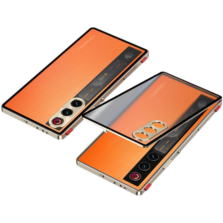 For ZTE nubia Red Magic 10 Air Snap Buckle Metal Frame Frosted Phone Case