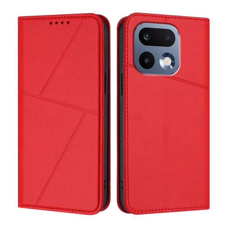 For Realme 16 Pro 5G Global Strong Magnetic Frosted Flip Leather Phone Case