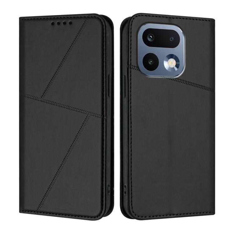 For Realme 16 Pro 5G Global Strong Magnetic Frosted Flip Leather Phone Case