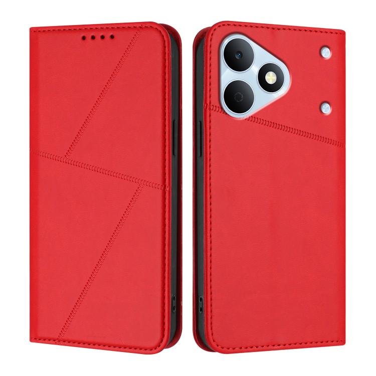 For Realme Note 80 4G Strong Magnetic Frosted Flip Leather Phone Case