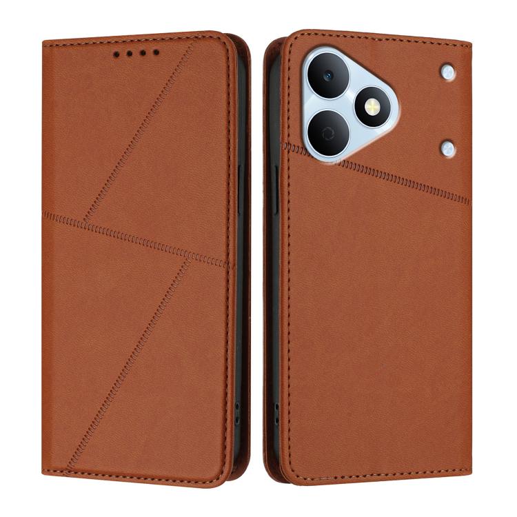 For Realme Note 80 4G Strong Magnetic Frosted Flip Leather Phone Case