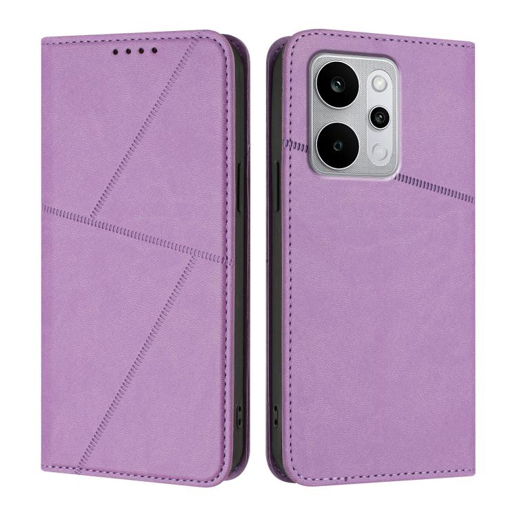 For Realme P4 Power 5G Strong Magnetic Frosted Flip Leather Phone Case