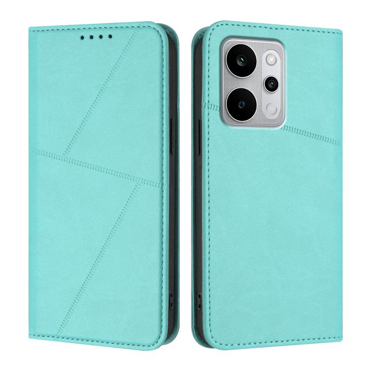 For Realme P4 Power 5G Strong Magnetic Frosted Flip Leather Phone Case