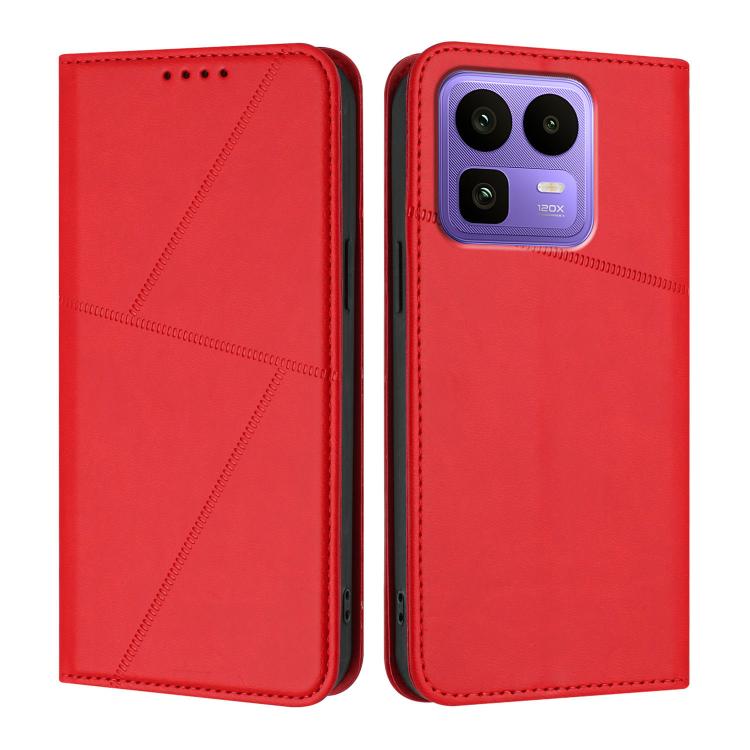For Realme Neo8 5G Strong Magnetic Frosted Flip Leather Phone Case