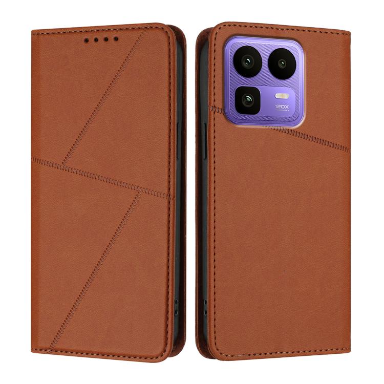For Realme Neo8 5G Strong Magnetic Frosted Flip Leather Phone Case