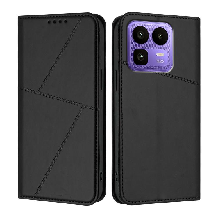 For Realme Neo8 5G Strong Magnetic Frosted Flip Leather Phone Case
