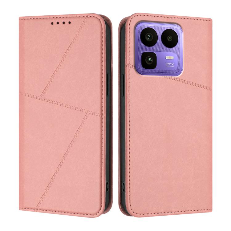 For Realme Neo8 5G Strong Magnetic Frosted Flip Leather Phone Case