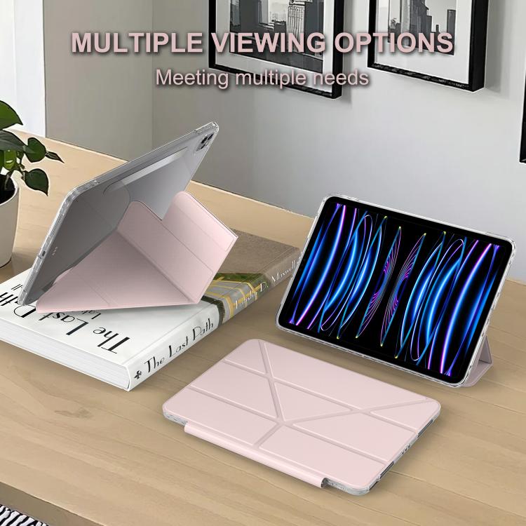 For iPad Pro 11 2022 / 2021 / 2020 Detachable Backshell Folding Holder Smart Tablet Leather Case