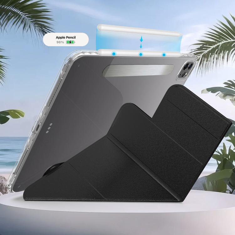 For iPad Pro 11 2022 / 2021 / 2020 Detachable Backshell Folding Holder Smart Tablet Leather Case