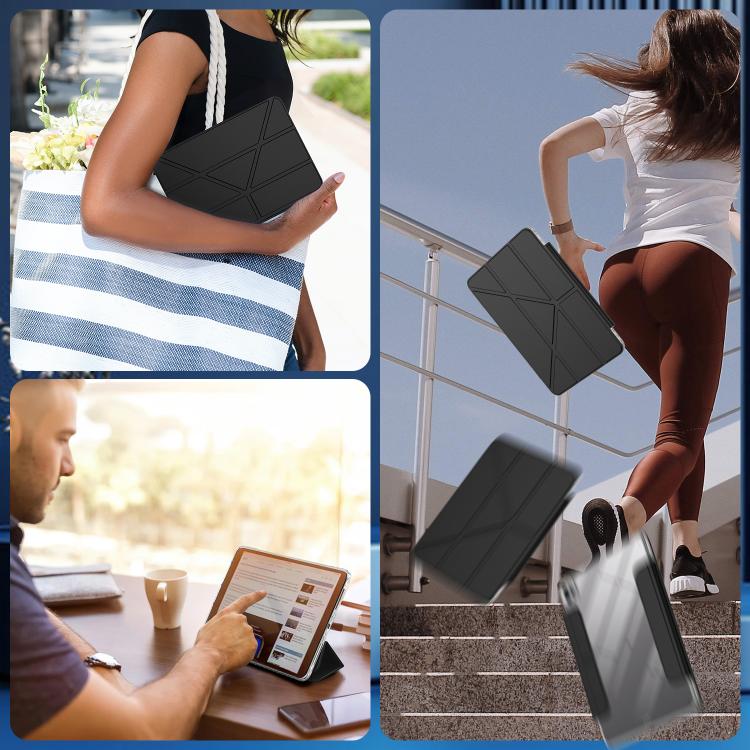 For iPad Pro 11 2022 / 2021 / 2020 Detachable Backshell Folding Holder Smart Tablet Leather Case