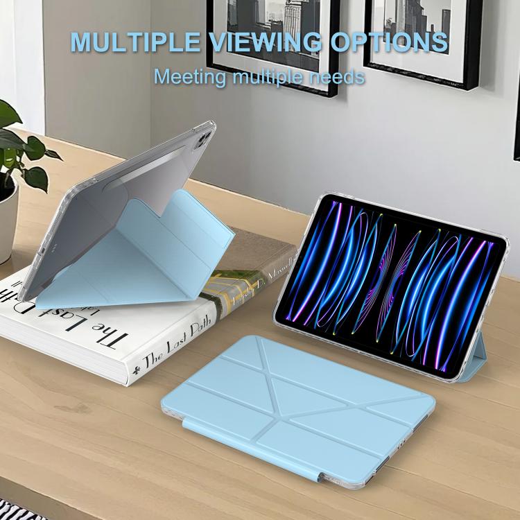 For iPad Pro 11 2022 / 2021 / 2020 Detachable Backshell Folding Holder Smart Tablet Leather Case