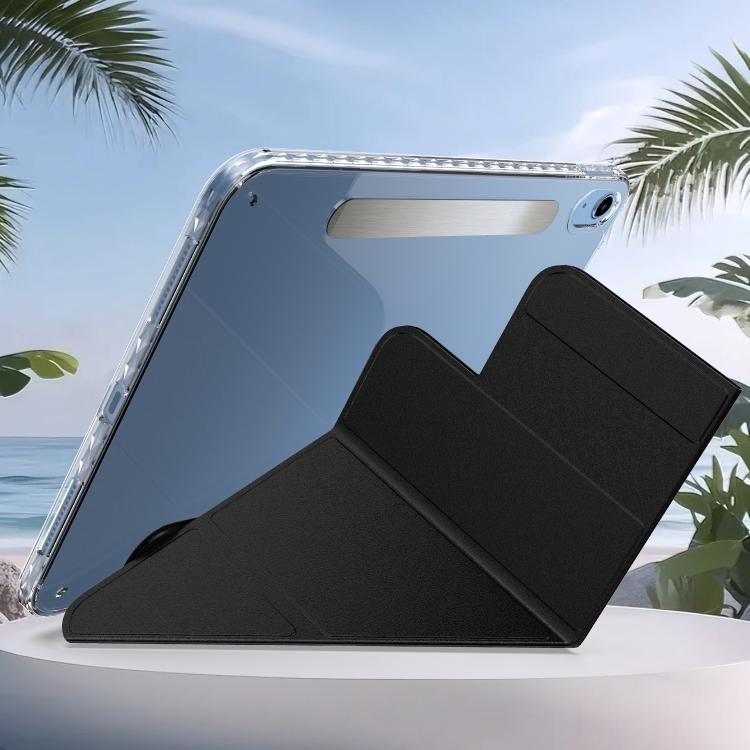 For iPad 2025 / 2022 Detachable Backshell Folding Holder Smart Tablet Leather Case