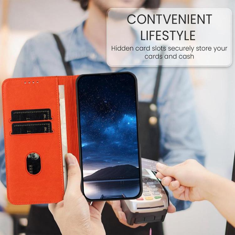 For Huawei nova 12s Strong Magnetic Frosted Flip Leather Phone Case