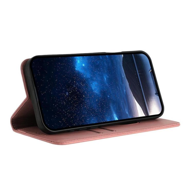 For Huawei Enjoy 80 Plus Strong Magnetic Frosted Flip Leather Phone Case