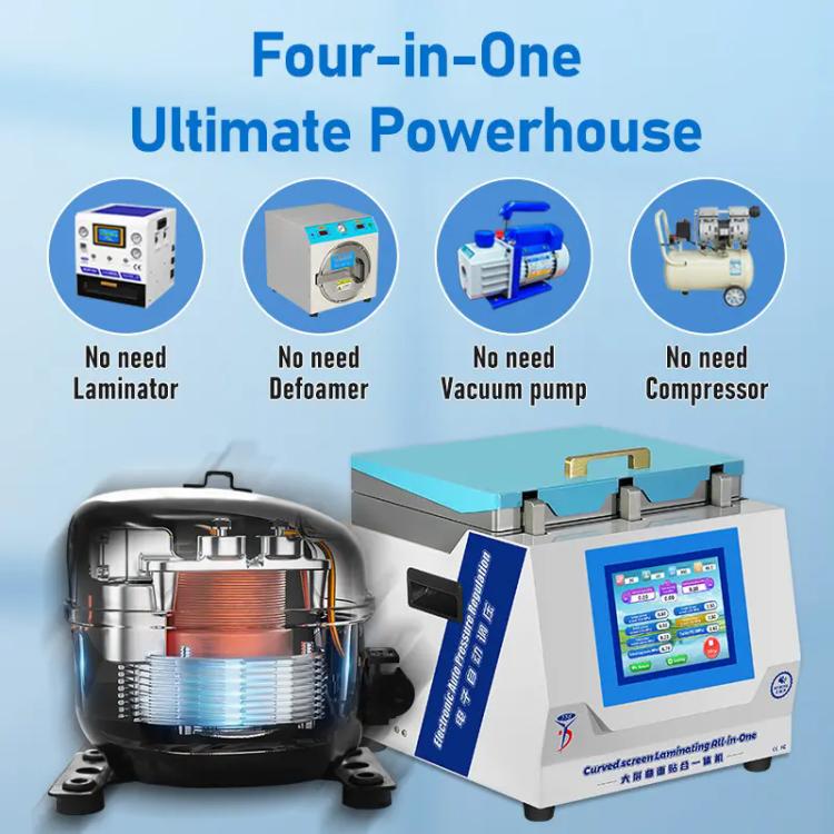 YYD YD-639 UV Curing Laminating Defoaming All-in-One, Plug:US Plug