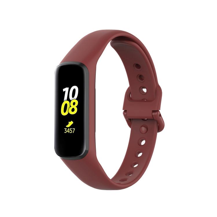 For Samsung Galaxy Fit2 R220 xDfind Solid Color Silicone Watch Band