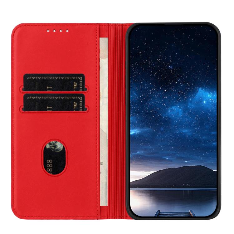 For Honor 70 Strong Magnetic Frosted Flip Leather Phone Case