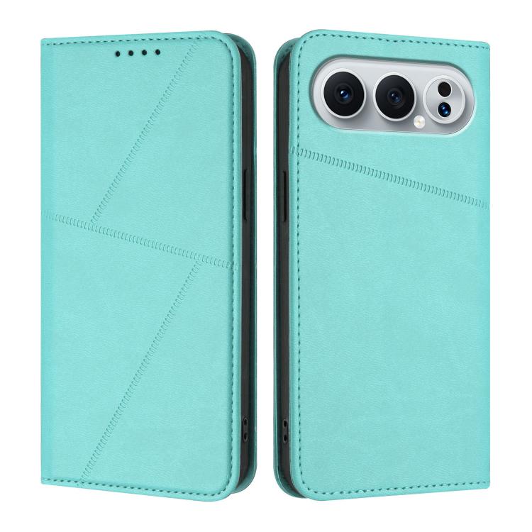 For Honor 500 / 500 Pro Global 155.8mm Strong Magnetic Frosted Flip Leather Phone Case